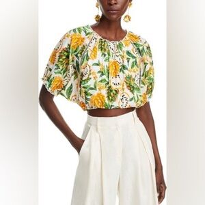 FARM Rio Tropical Fruit Print Blouse – XS